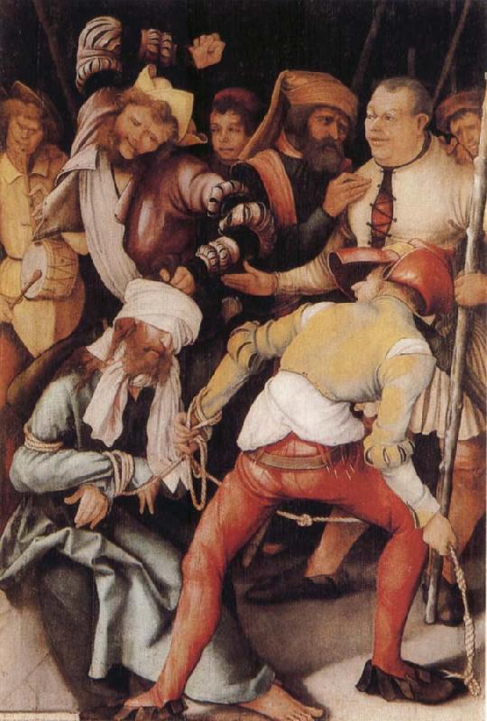 Grunewald, Matthias The Mocking of Christ France oil painting art